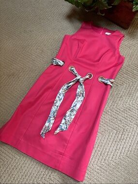 Etcetera Hot Pink Sleeveless Sheath Dress